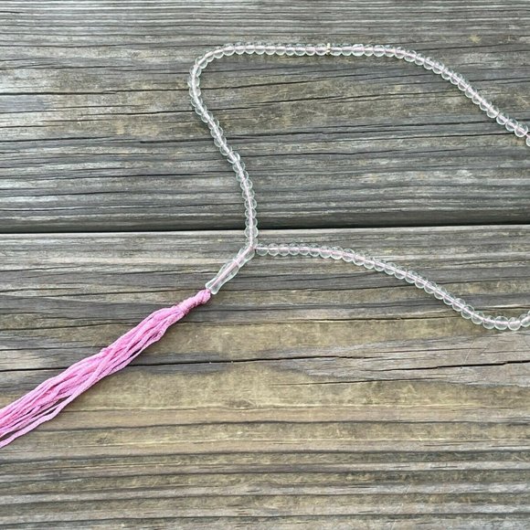 Lot of 2 Prayer Beads Plastic Green/Pink Religious Islamic Beads Tasbeeh New - Picture 2 of 9